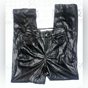 Faux Leather Pants